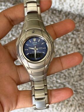 Casio G-Shock MTG-520 Analog Digital Blue Dial Watch new old stock rare find